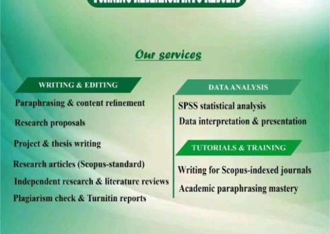 Research, writing, data analysis,