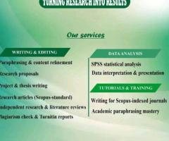 Research, writing, data analysis,