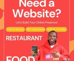 RESTAURANT & FOOD ORDERING WEBSITE DESIGNER IN NIGERIA