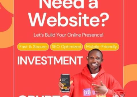 Crypto / Investment Website Designer in Lagos