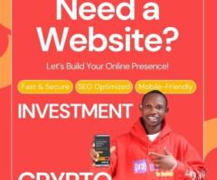 Crypto / Investment Website Designer in Abuja