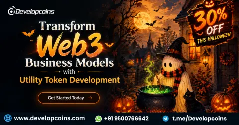 Transform Web3 Business Models with 30% OFF This Halloween with Utility Token Development